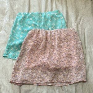 Big Girls skirts with shorts attached - 10/12 (Large)